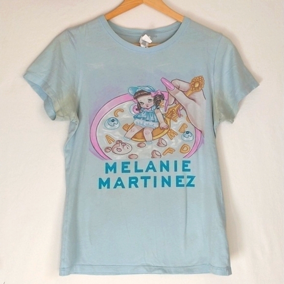 Melanie Martinez Vintage Cereal Bowl Blue 2000s T Shirt Y2K 90s Vintage Retro M - Picture 14 of 14